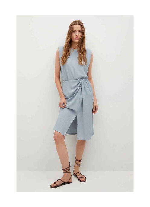 Top bleu MANGO pour femme