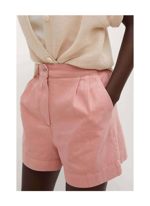Short rose MANGO pour femme