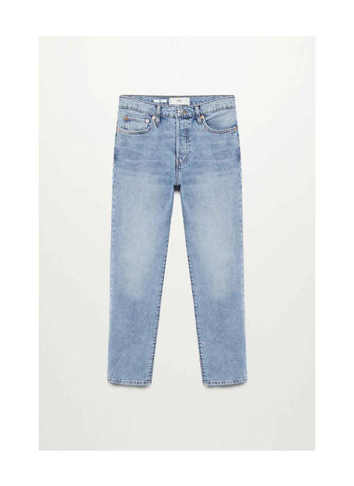 Jeans coupe droite bleu MANGO pour femme