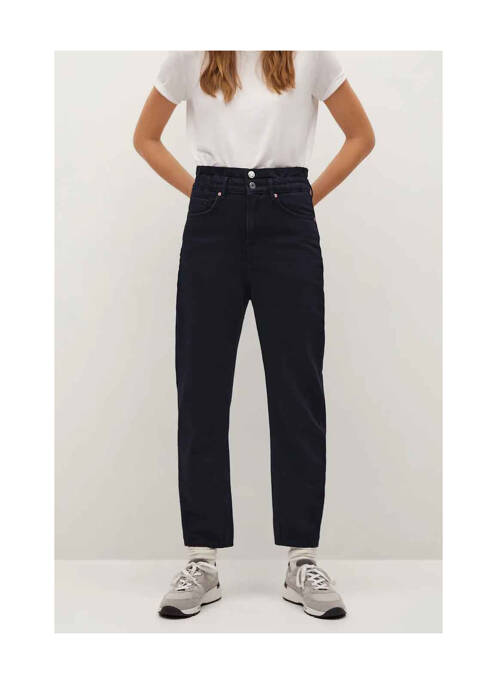 Jeans coupe droite noir MANGO pour femme