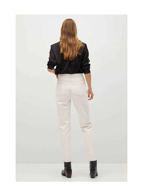Jean coupe Mom beige MANGO pour femme