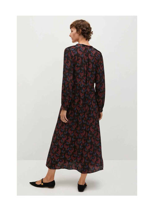 Robe longue noir MANGO femme