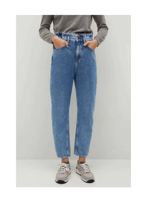 Jean coupe Mom bleu MANGO femme