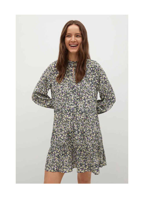 Robe courte vert MANGO femme