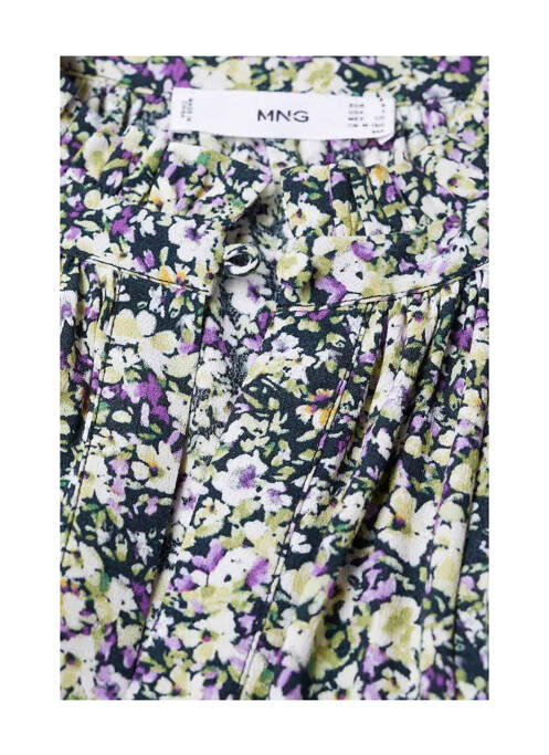 Robe courte vert MANGO femme