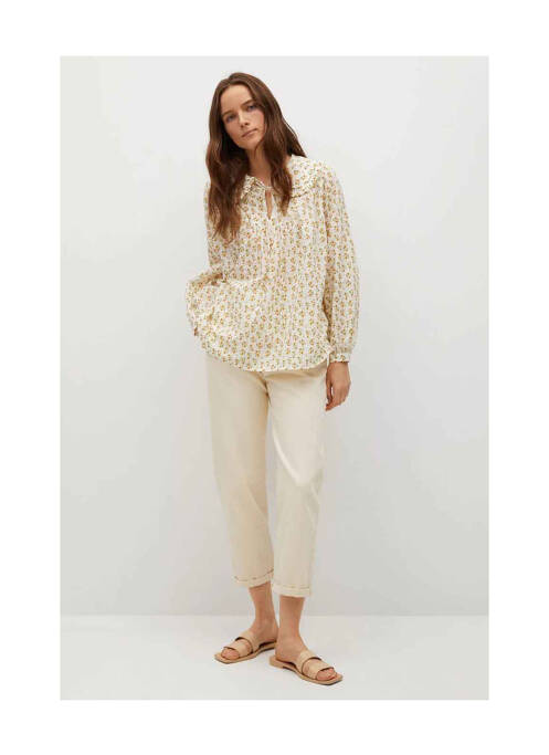Blouse blanc MANGO pour femme