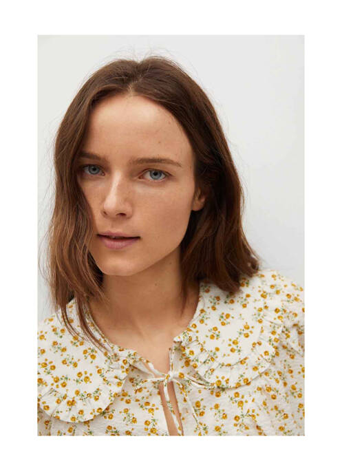 Blouse blanc MANGO pour femme