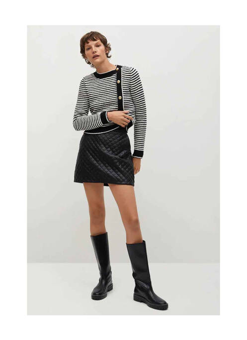 Jupe courte noir MANGO pour femme