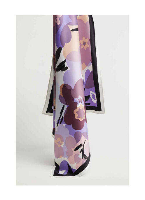 Foulard violet MANGO pour femme