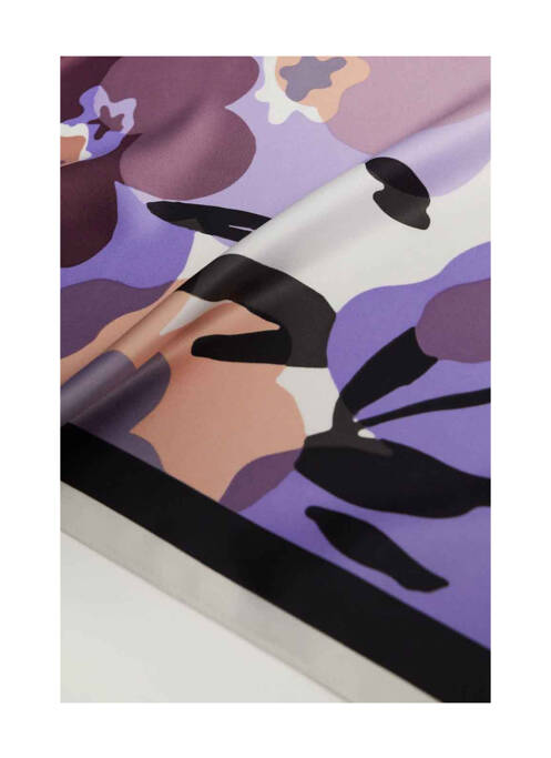 Foulard violet MANGO pour femme