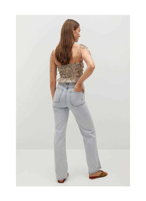 Top marron MANGO pour femme