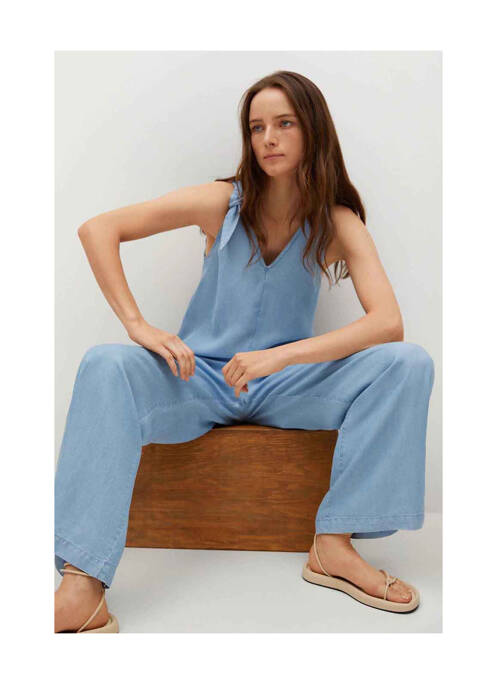 Combi-pantalon bleu MANGO pour femme