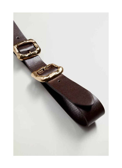 Ceinture marron MANGO pour femme
