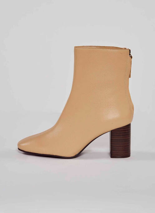 Bottines/Boots beige MANGO femme