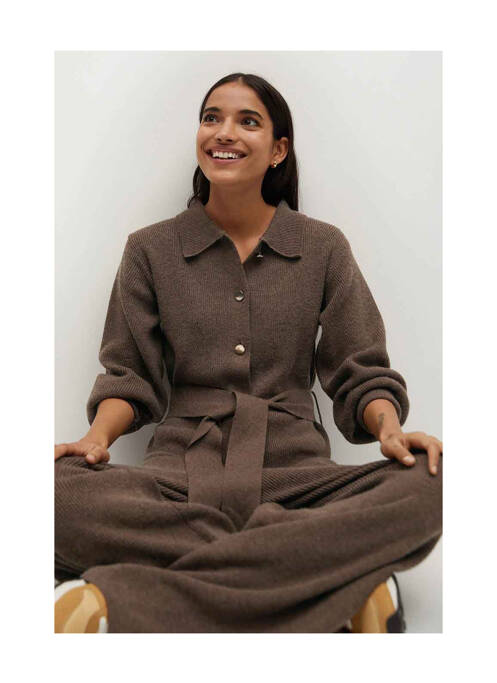 Combi-pantalon marron MANGO pour femme