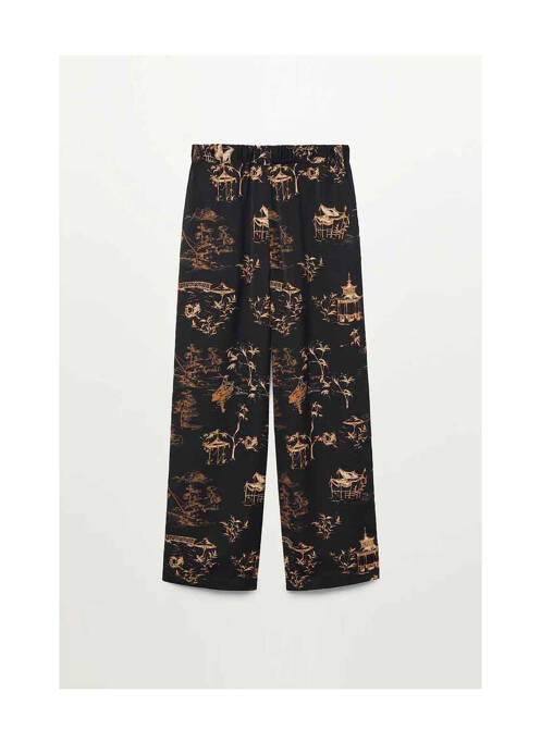 Pantalon droit noir MANGO pour femme