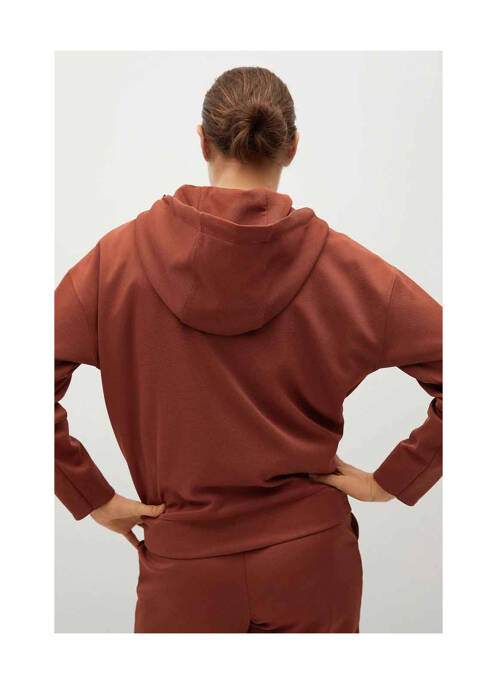 Sweat-shirt à capuche rouge MANGO pour femme