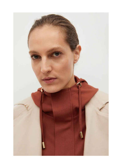 Sweat-shirt à capuche rouge MANGO pour femme