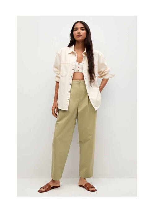 Pantalon chino beige MANGO pour femme