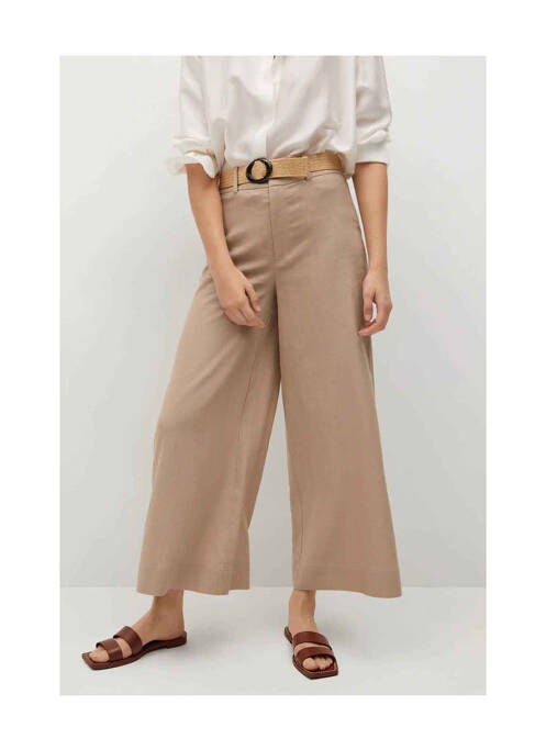 Pantalon 7/8 gris MANGO pour femme