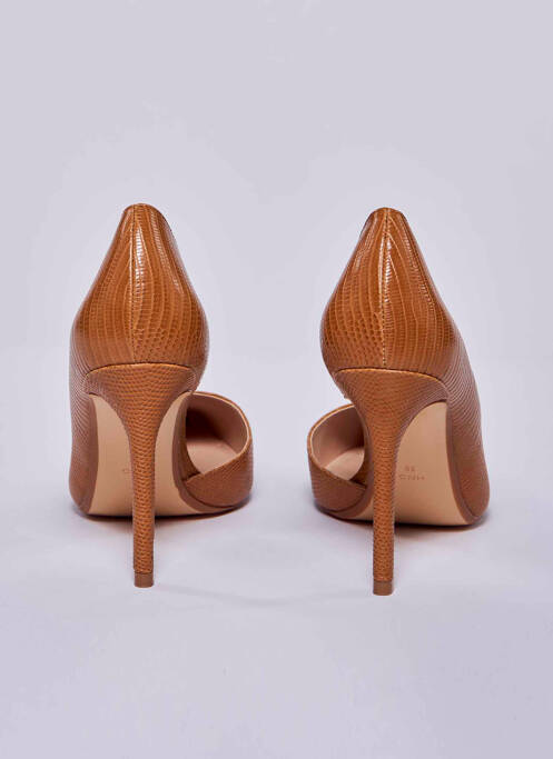 Escarpins marron MANGO femme