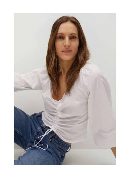 Chemisier blanc MANGO femme