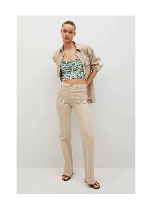 Top blanc MANGO pour femme