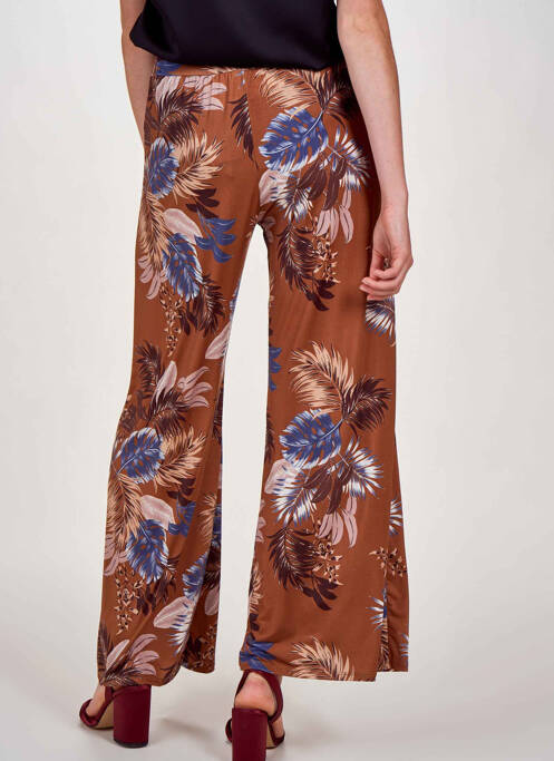 Pantalon droit beige TERRA DI SIENA pour femme