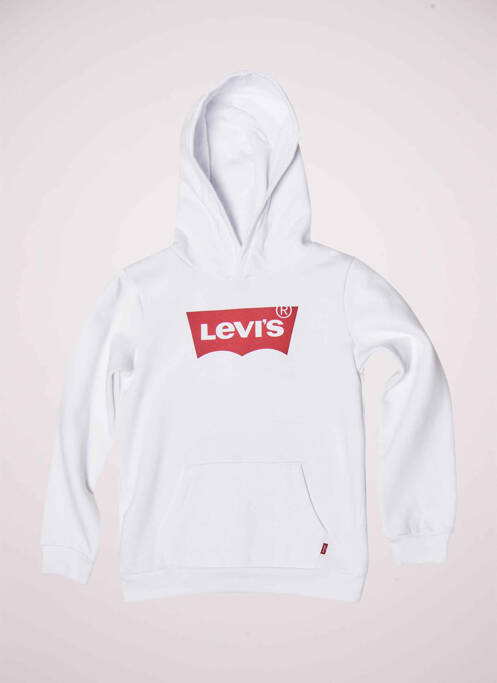 Sweat-shirt à capuche blanc LEVIS pour garçon