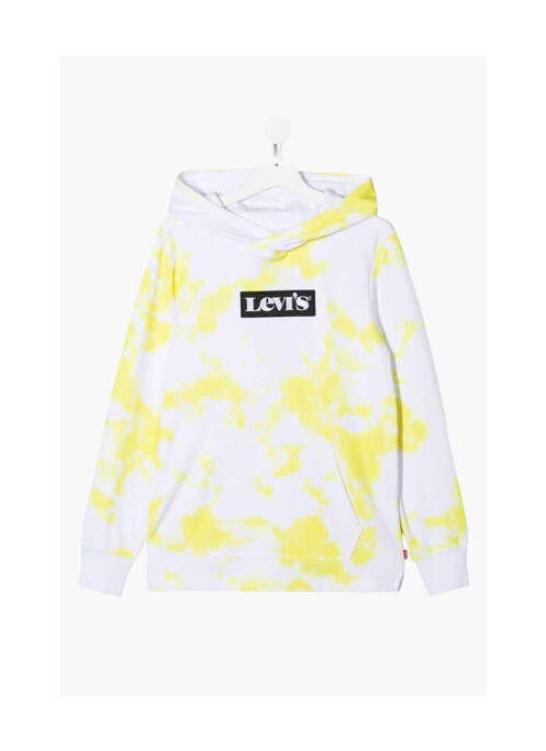 Sweat-shirt à capuche jaune LEVIS garçon