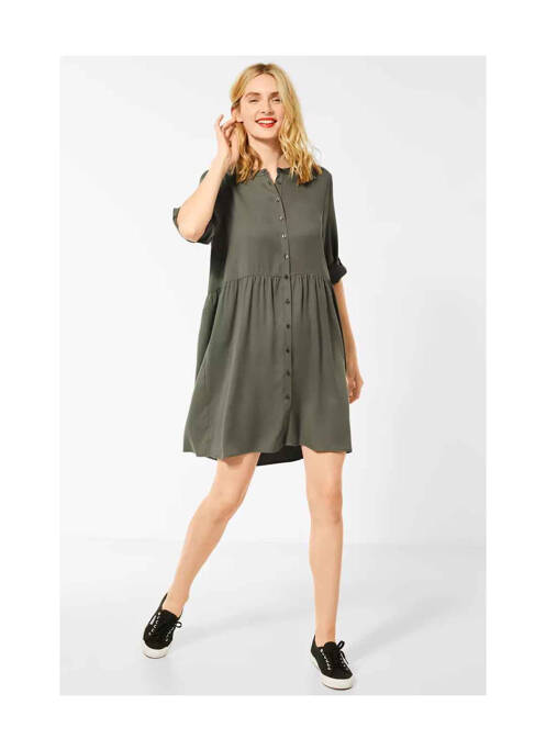 Robe longue vert STREET ONE femme