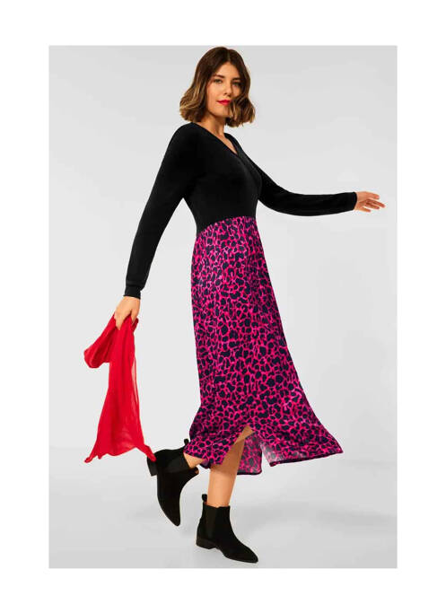 Robe longue rouge STREET ONE pour femme