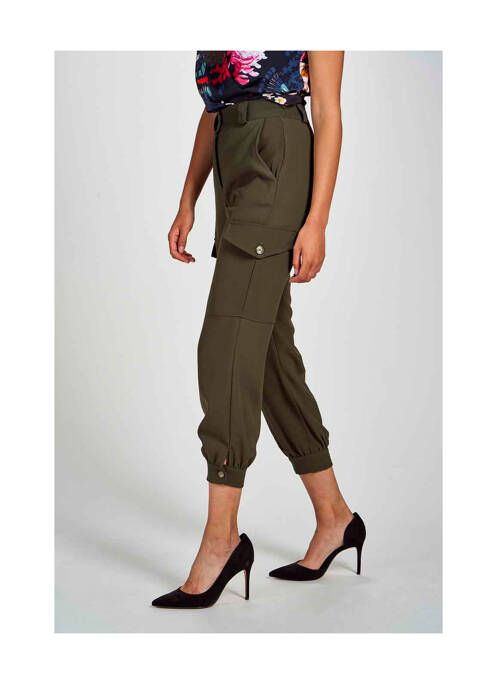 Pantalon cargo noir KOCCA pour femme