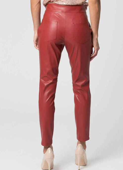 Jeans coupe slim rouge KOCCA pour femme