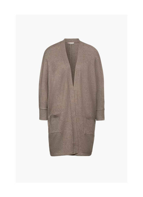 Gilet manches longues marron STREET ONE pour femme