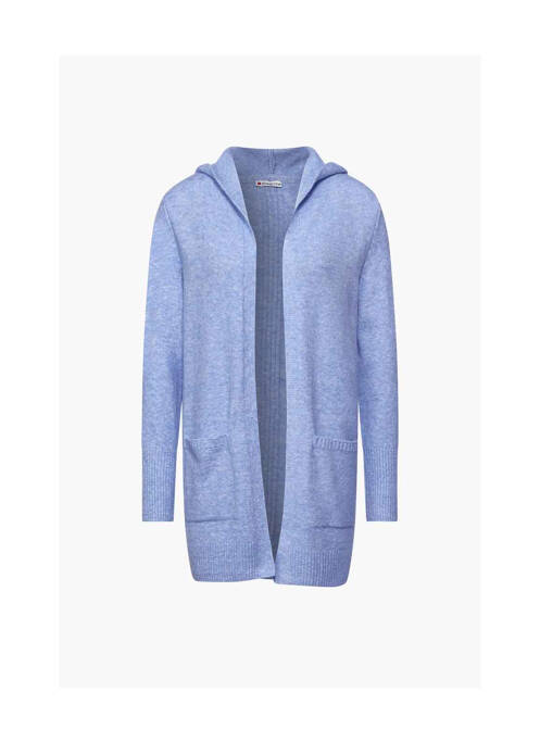 Gilet manches longues bleu STREET ONE pour femme