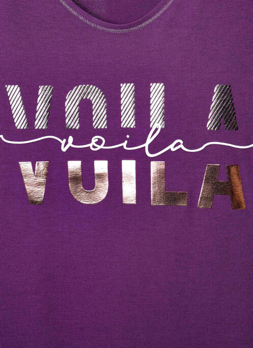 T-shirt violet STREET ONE femme