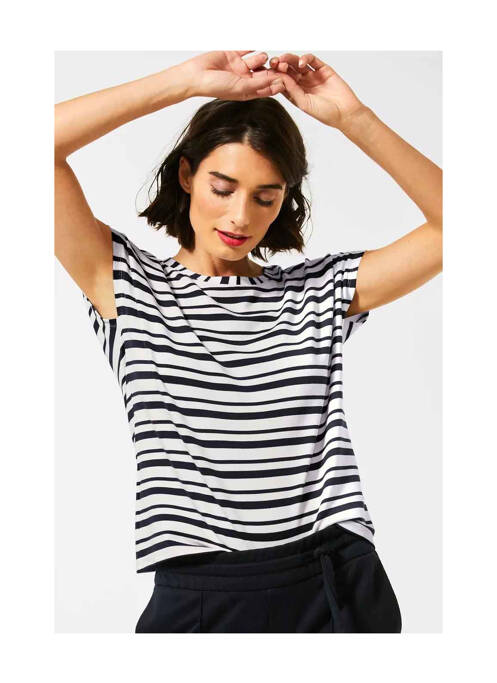 T-shirt bleu STREET ONE femme