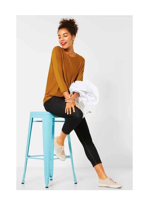 T-shirt marron STREET ONE pour femme