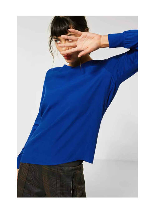 Top bleu STREET ONE pour femme