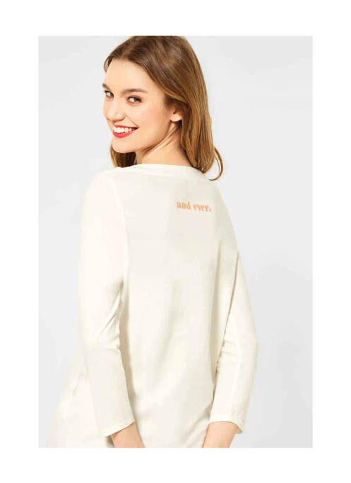 T-shirt beige STREET ONE pour femme
