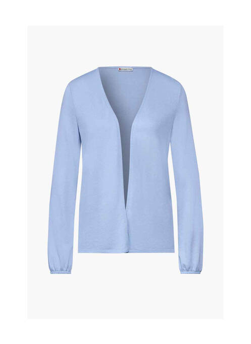 Gilet manches longues bleu STREET ONE pour femme