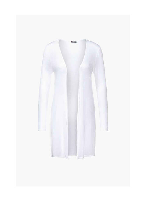 Gilet manches longues blanc STREET ONE pour femme