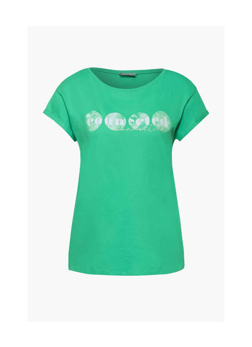 T-shirt vert STREET ONE pour femme