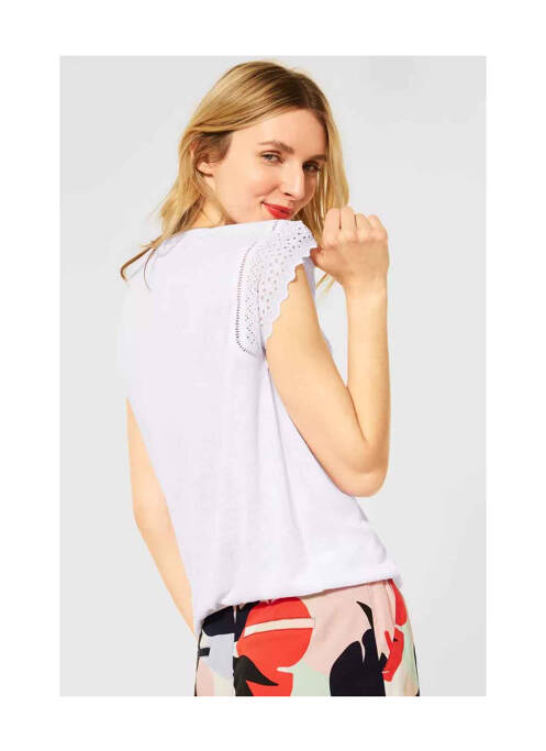 Top blanc STREET ONE pour femme