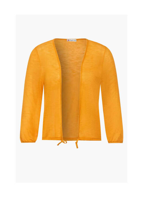 Gilet manches longues jaune STREET ONE pour femme