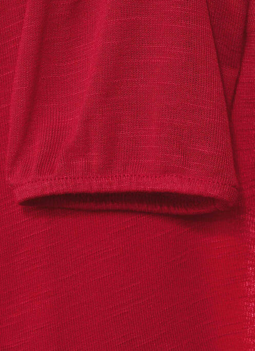 Gilet manches longues rouge STREET ONE pour femme