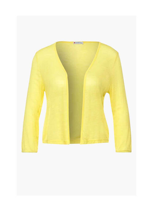 Gilet cache-cœur jaune STREET ONE pour femme