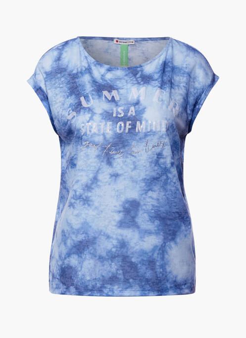 Top bleu STREET ONE pour femme