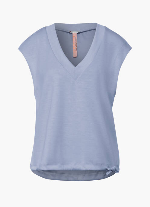 Top bleu STREET ONE pour femme